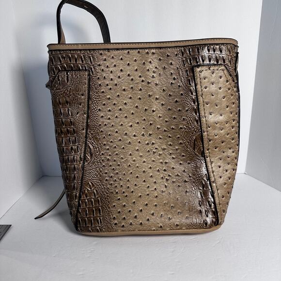 Le Miel 3 in 1 Ostrich Bag Set NWT Tote Handbag dust bag - Picture 2 of 9